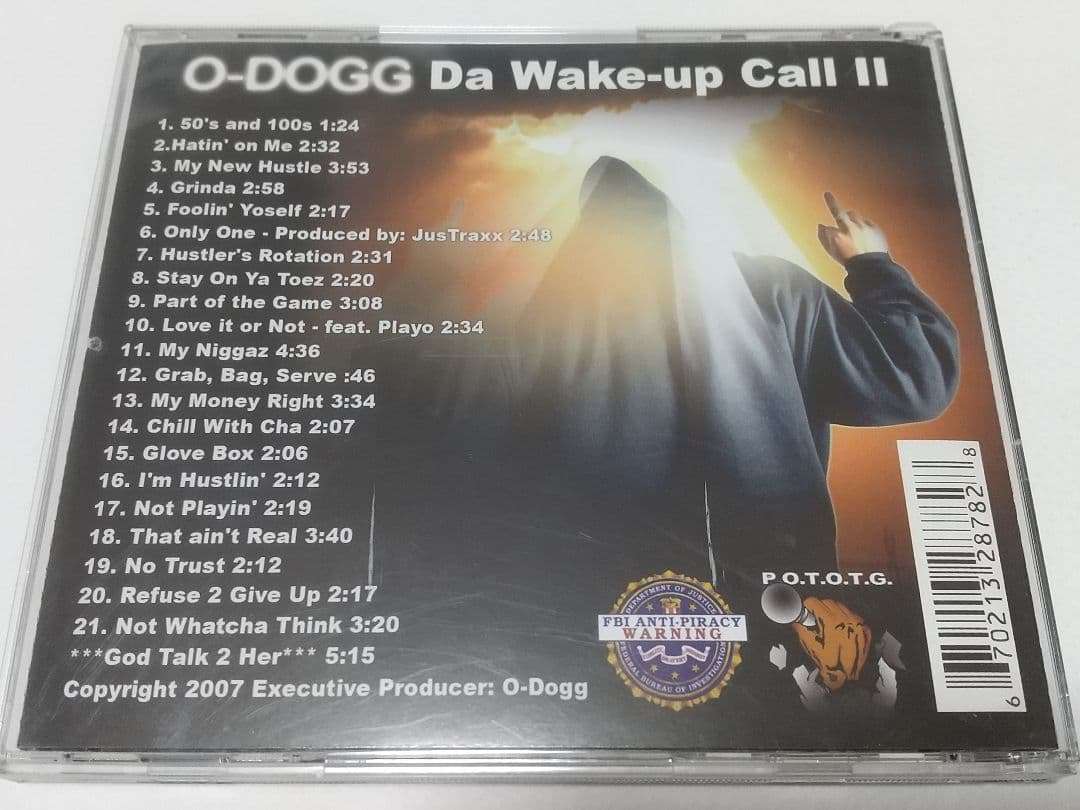 洋楽 O-Dogg Da Wake-up Call II G-Rap G-Funk