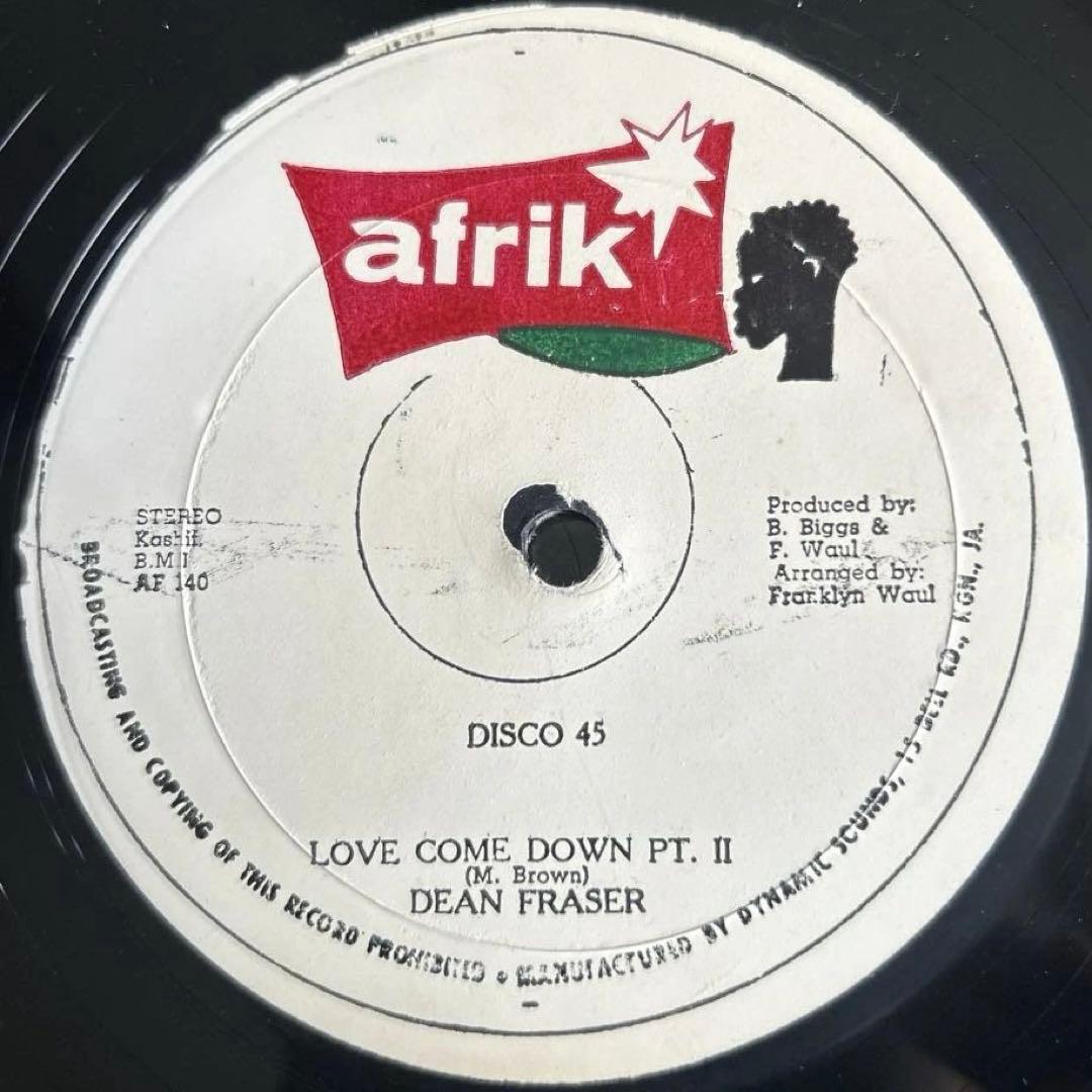 値下中　希少！LOVE COME DOWN/BARRY BIGGS 12inch