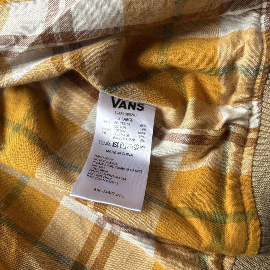 VANSメンズジャンバー新品未使用品サイズＸＬ