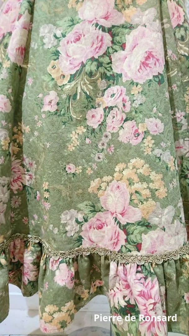 【極美品】ヴィクトリアンメイデン レディブルームバッスルスカート 薔薇柄