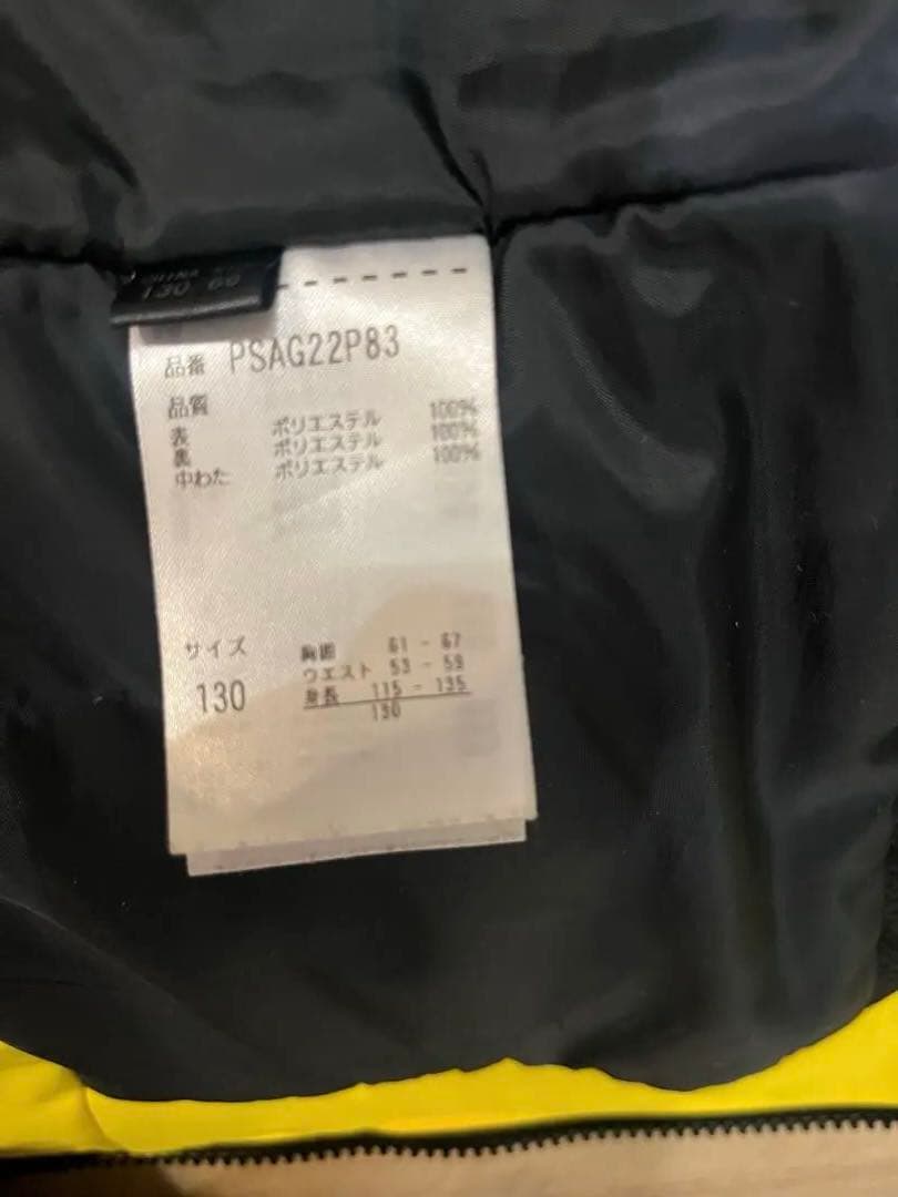 ⭐︎美品⭐︎phenix 子ども用スキーウェアセット130 黒/黄色