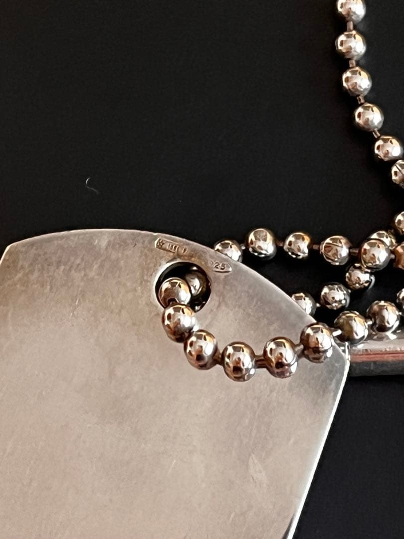 GUCCI グッチ ドッグタグネックレス