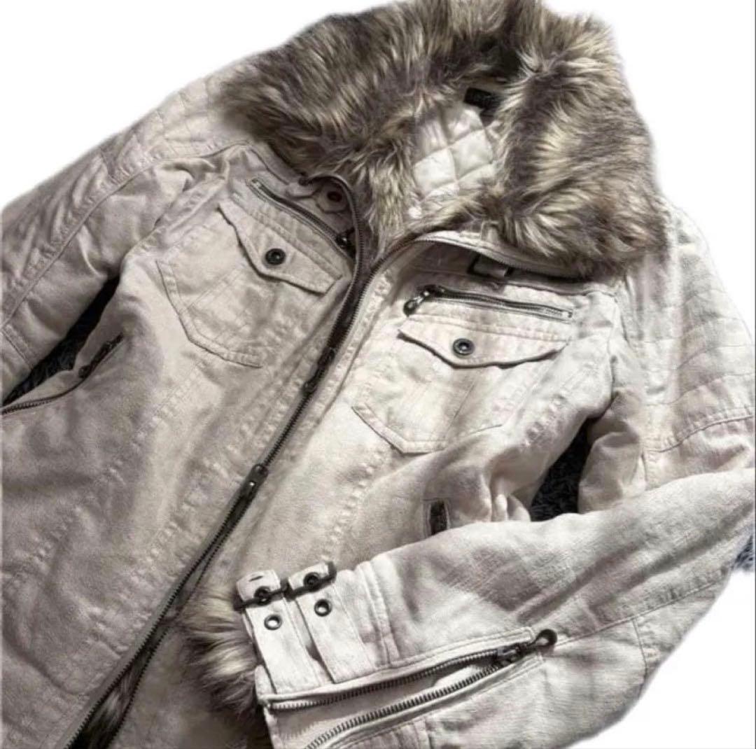 ジャケット・アウター intheattic fur gimmick jacket opium y2k
