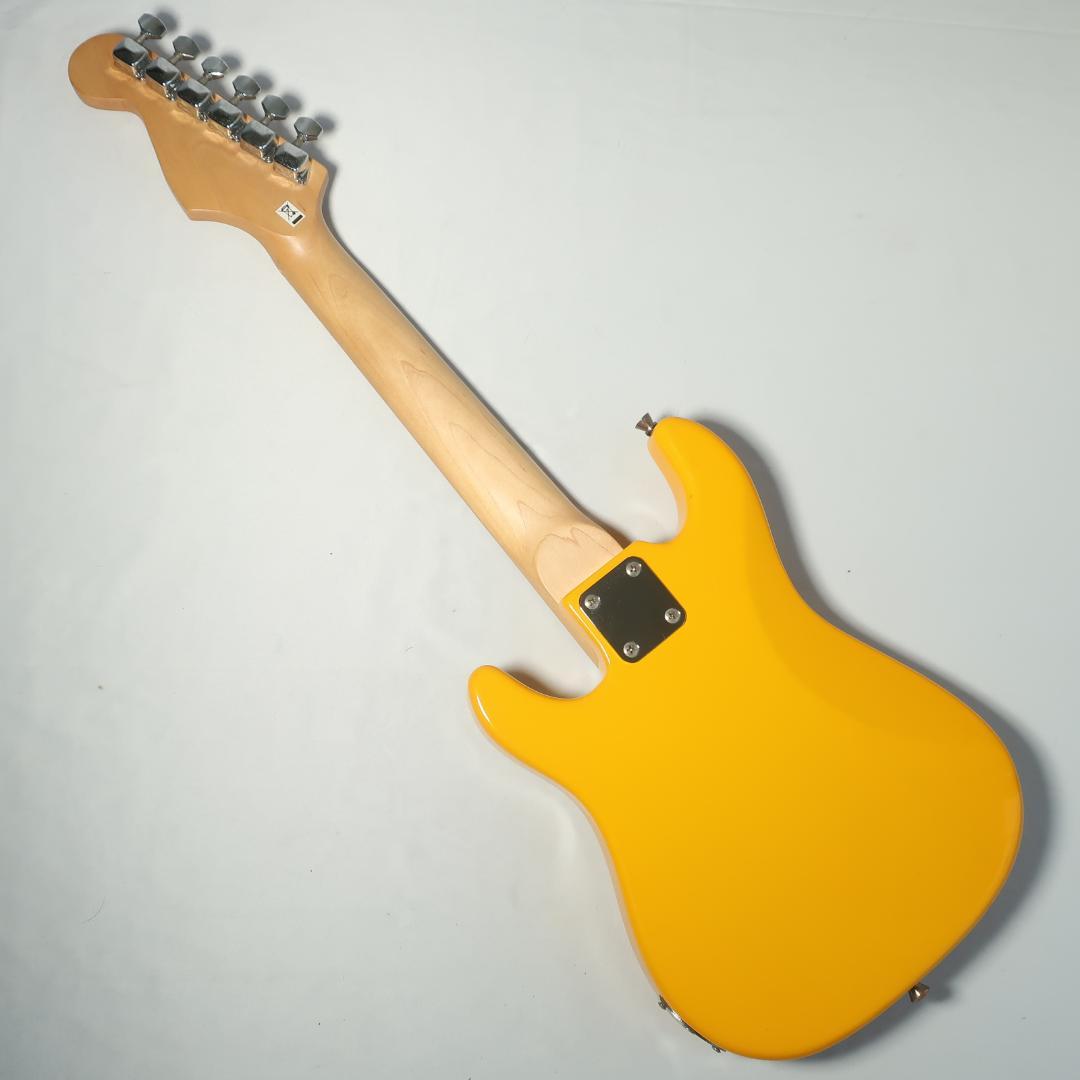 PLAYTECH ミニエレキギター イエロー 全長約77cm ストラトタイプ