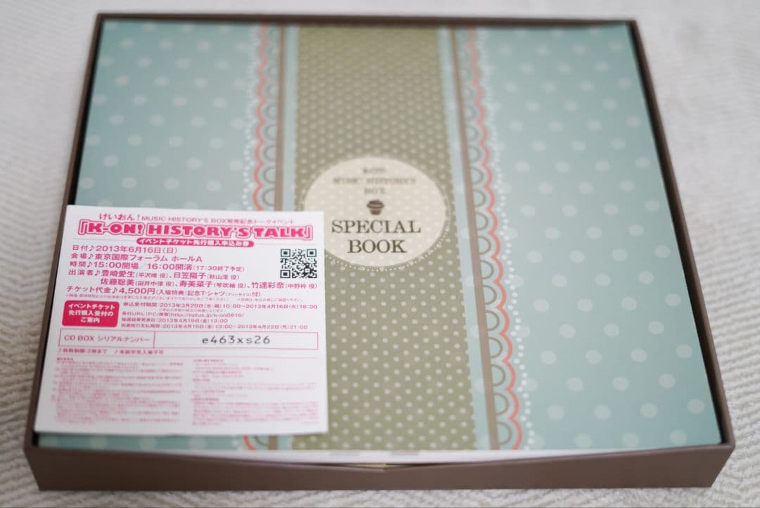 【未使用】けいおん！K-ON! MUSIC HISTORY'S BOX CD