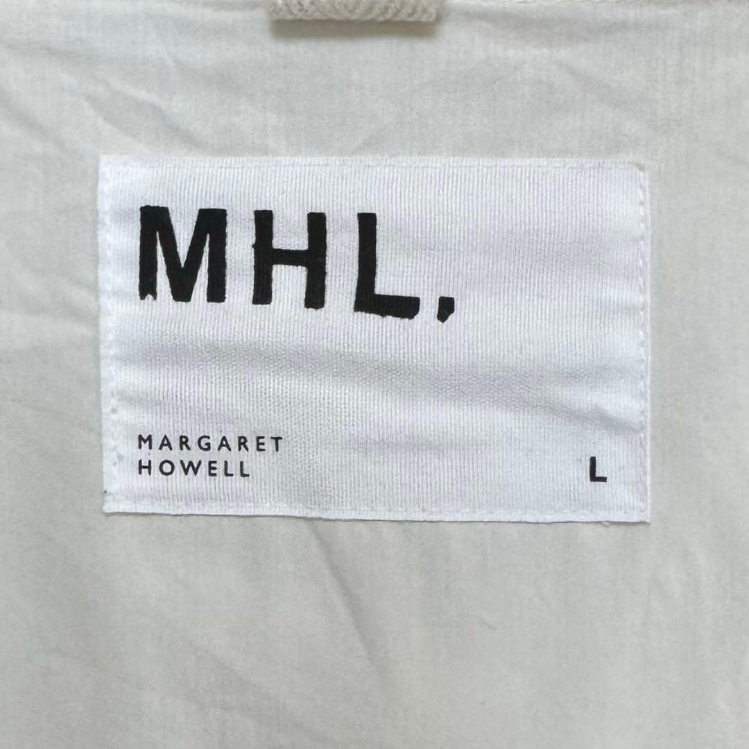 24SS MHL. コットン パーカー ジャケット ブルゾン コート ホワイト