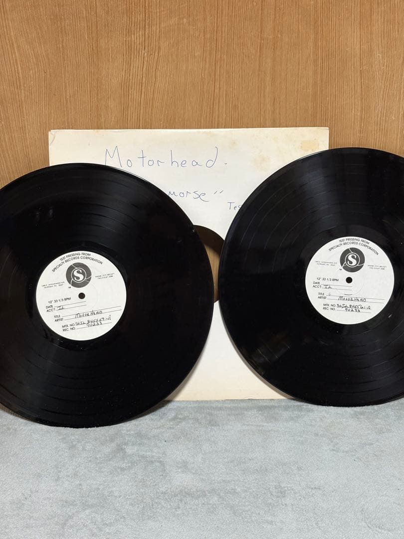 ヴィンテージ　LP TEST PRESS MOTÖRHEAD *NO REMO*