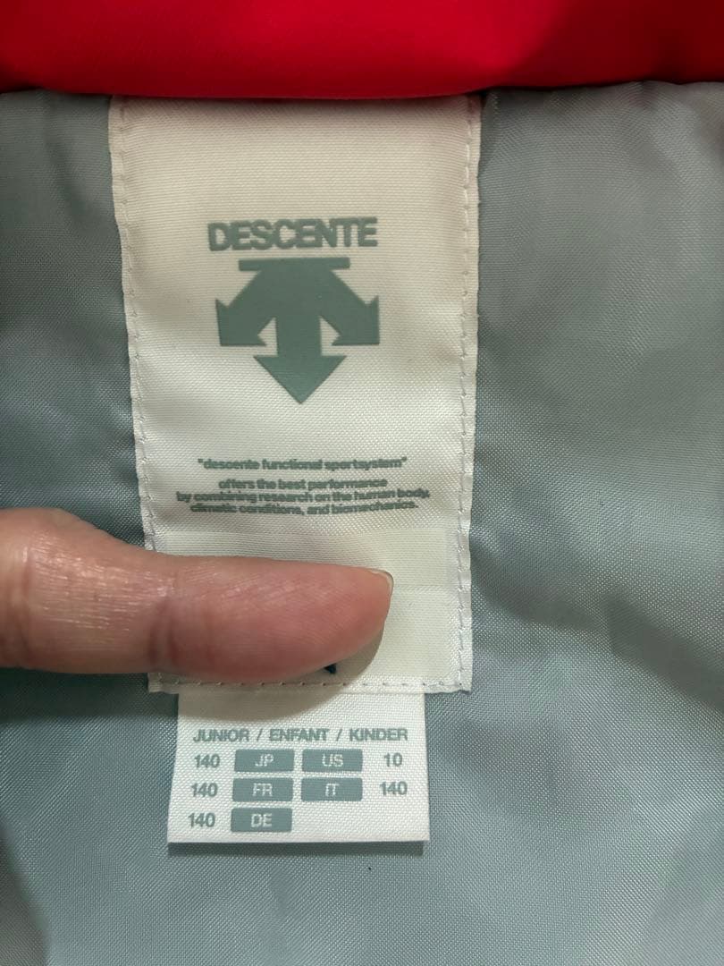 DESCENTE スキーウェア 140cm 上下 子ども キッズ ジュニア