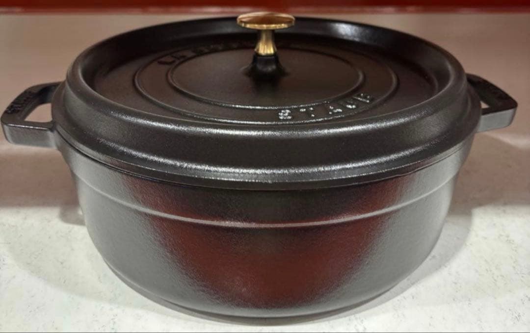 STAUB ストウブ　シャローココット　26cm 新品未開封　最安値　ブラック