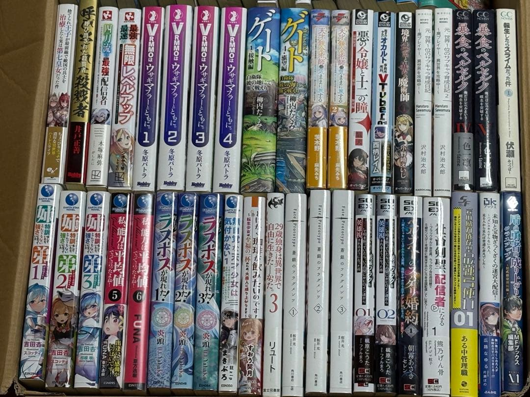 ライトノベルまとめ売り計60冊