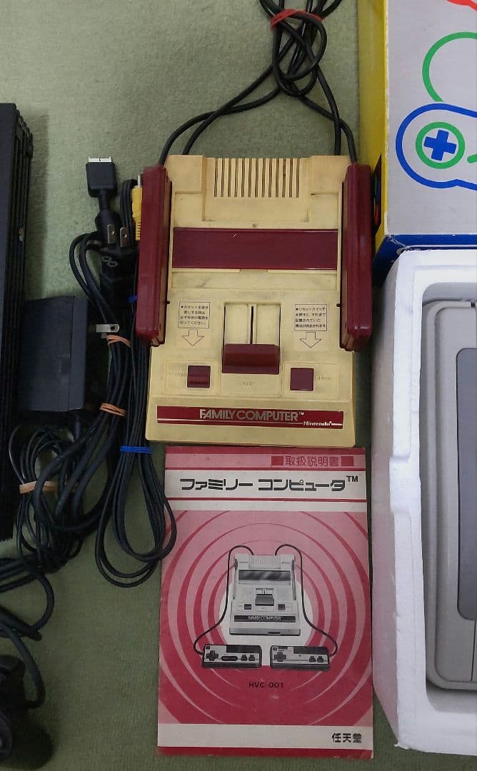 プレステ2、ファミコン初代、スーパーファミコン ３点セット