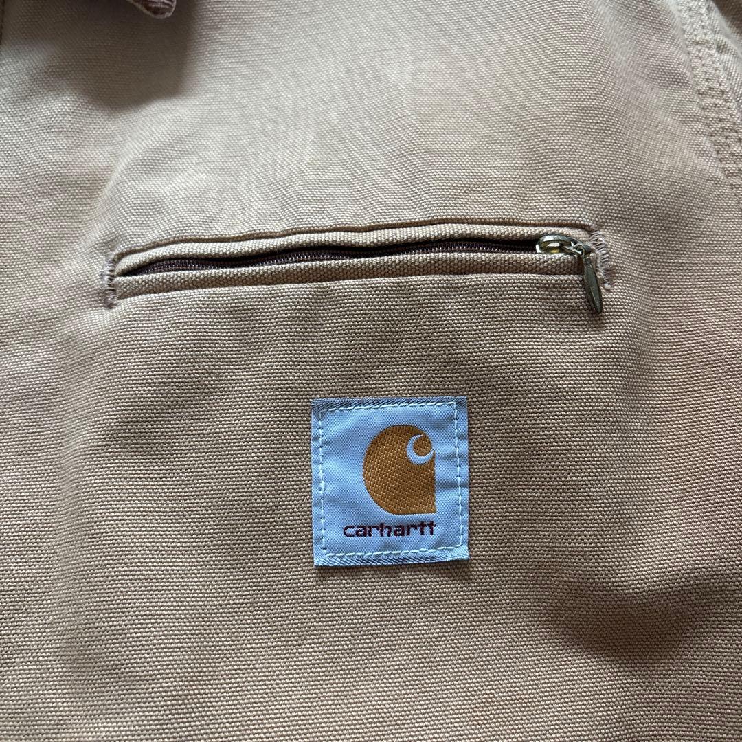 carhartt デトロイトジャケット　ブラウン　usa製 希少　美品　ベージュ