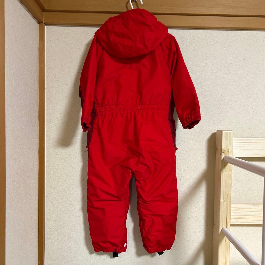 mont-bell Kid's 100 スキーウェア レッド