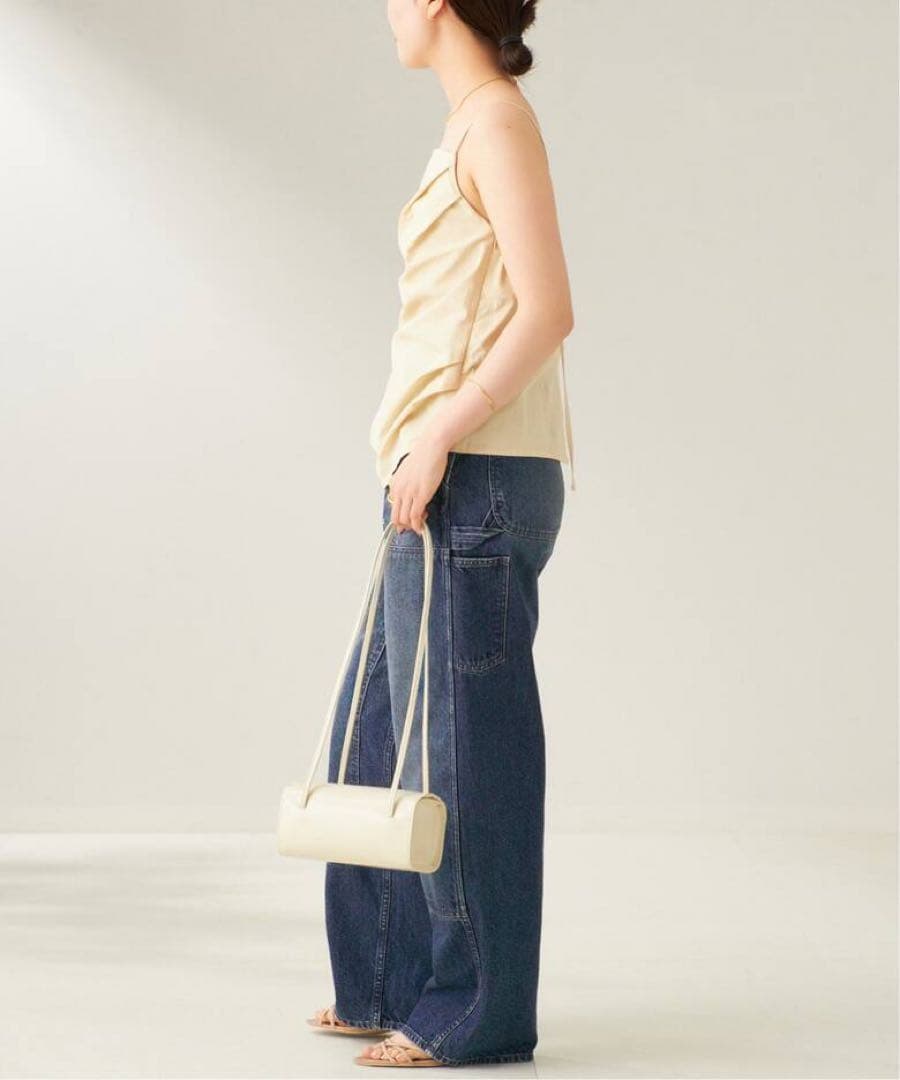le / ル DRAPE SLEEVELESS トップス