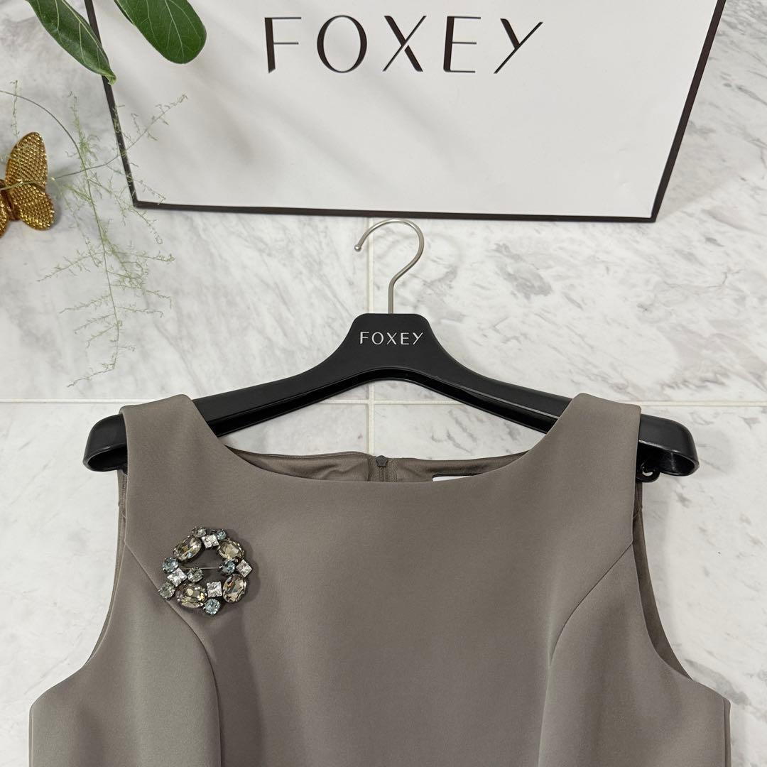 新品同様★'22年増産分★FOXEY/フォクシードレス バロン エスプレッソ38