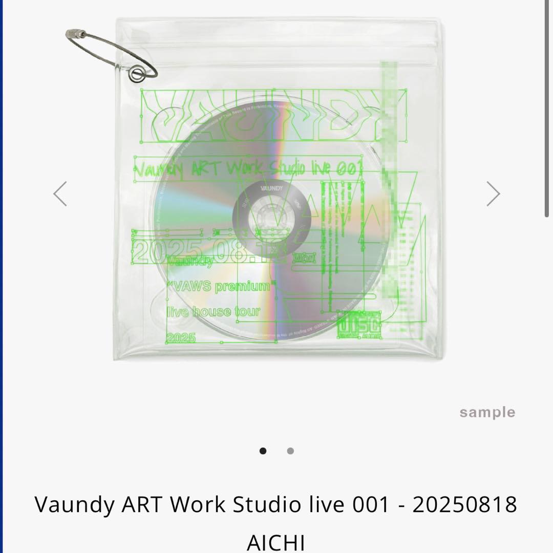Vaundy live house tour 001 CD 愛知