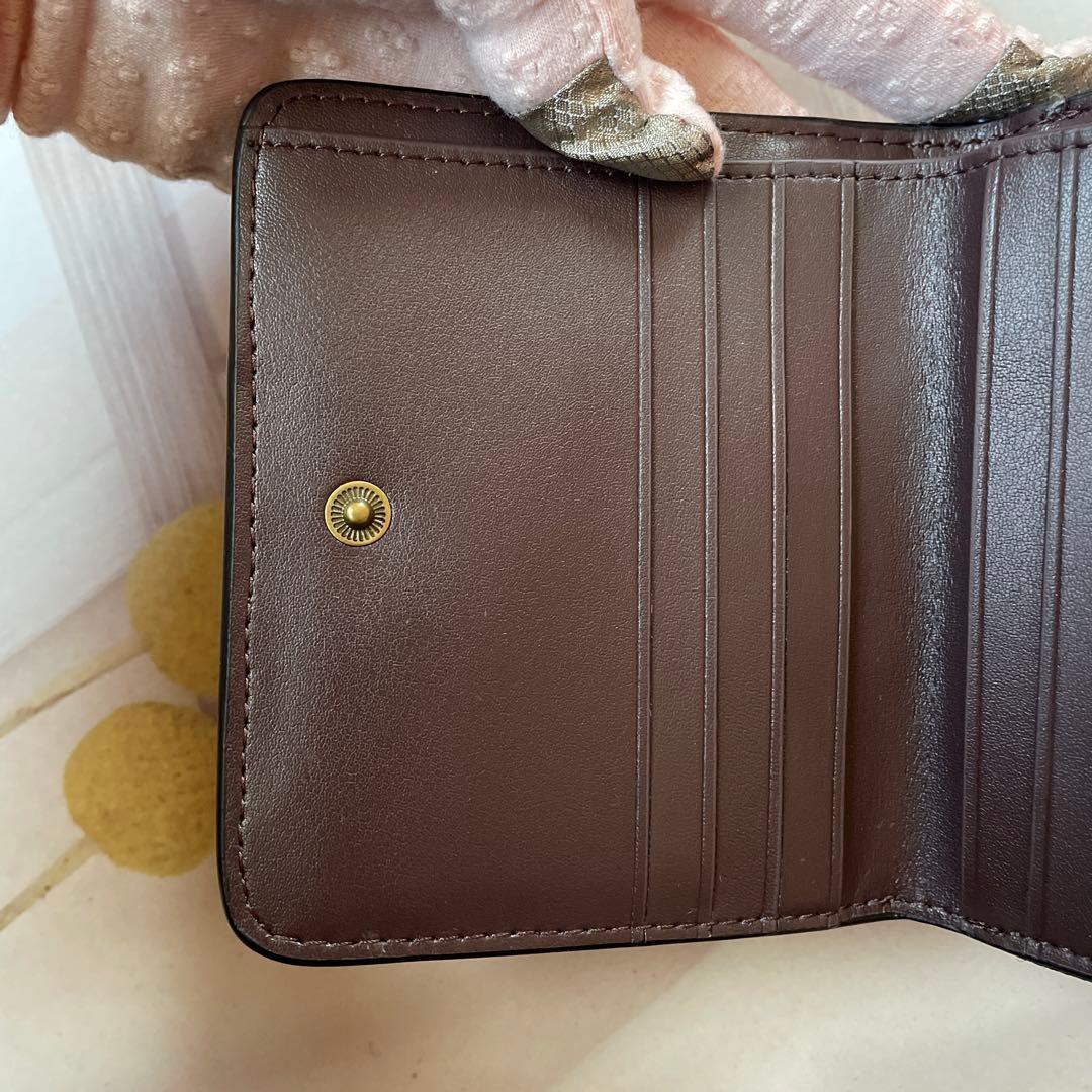 【新品・未使用】コーチ COACH 二つ折り財布 ホース＆キャリッジ