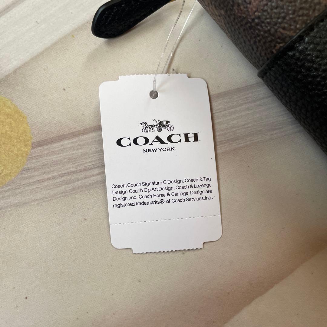 【新品・未使用】コーチ COACH 二つ折り財布 ホース＆キャリッジ