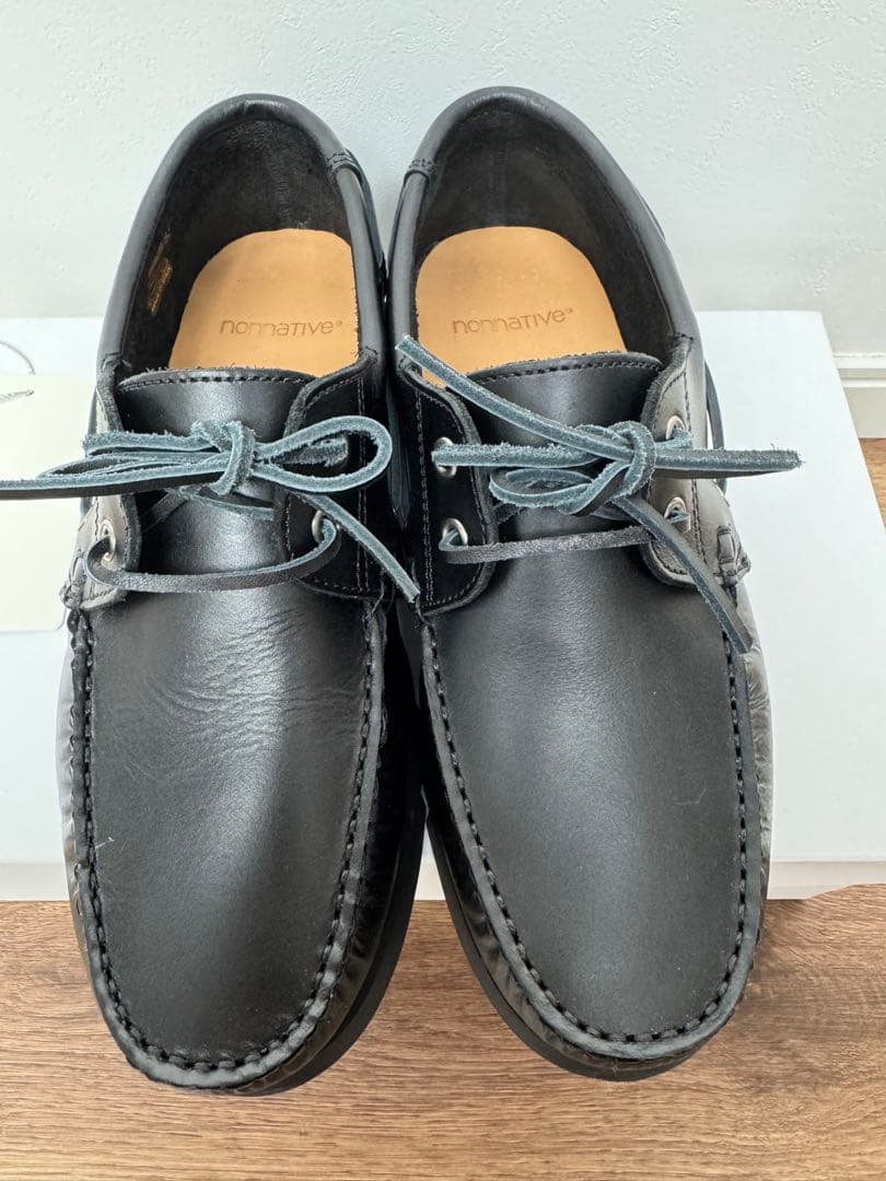 靴 nonnative OFFCER DECK SHOES COW LEATHER