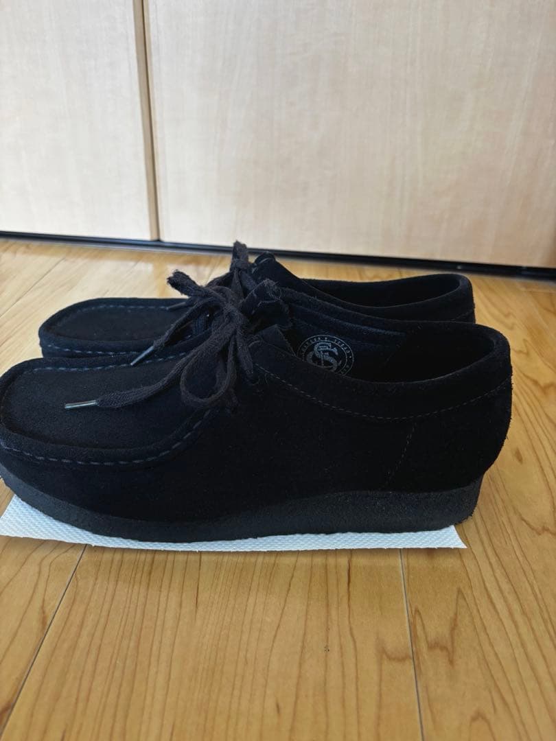 【Clarks】Wallabee ワラビー ブラックスエード 25～25.5cm
