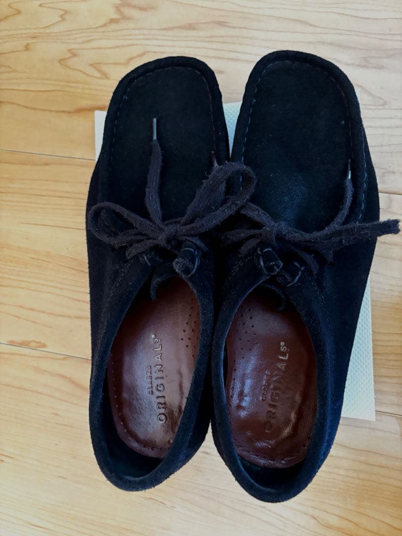 【Clarks】Wallabee ワラビー ブラックスエード 25～25.5cm