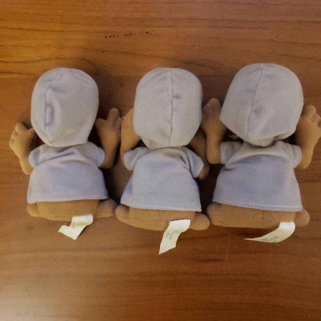 E.T☆ぬいぐるみマスコット 1997 ヴィンテージ3体セット