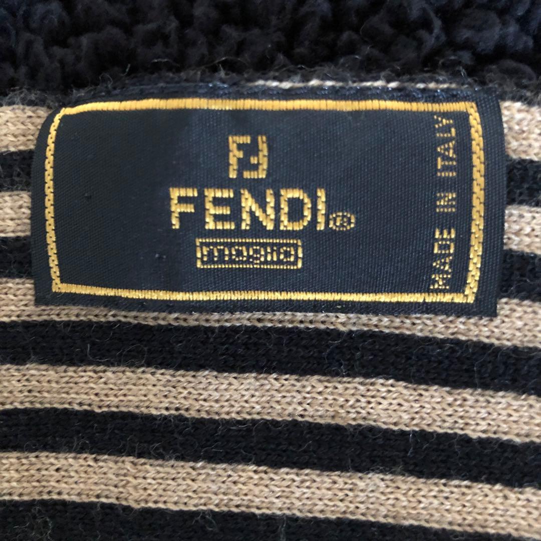 ˚✧₊⁎FENDI ズッカFFストライプ マフラー⁎⁺˳✧༚