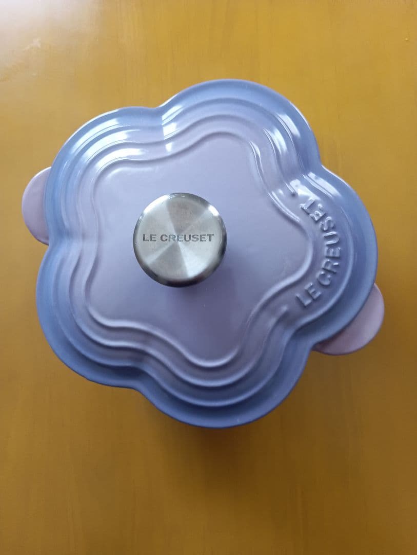 LE CREUSET 両手鍋 紫 約20cm