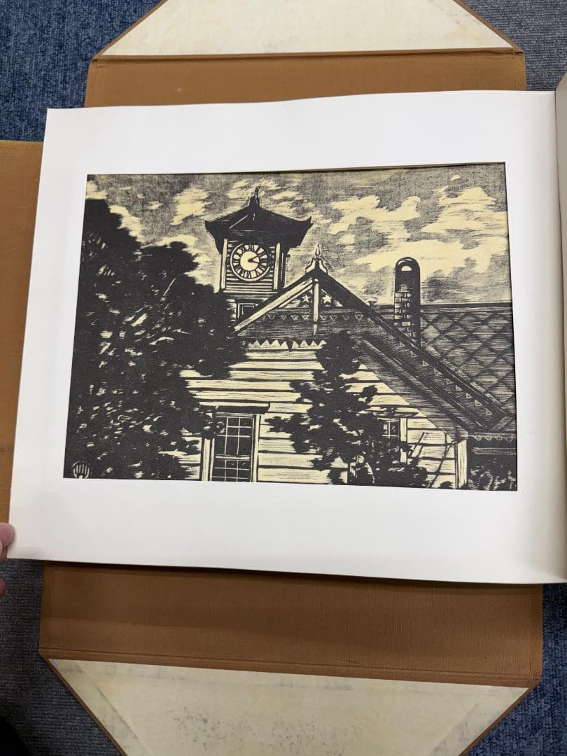 板画新日本百景 松方三郎 棟方志功監修 共同通信社