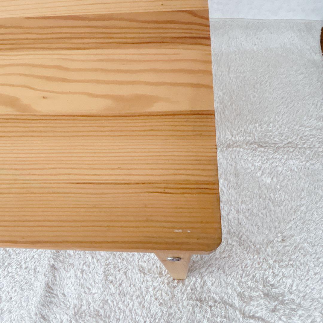 オサリバン様リクエスト品】無印良品 MUJI パイン材 ハイ テーブル 折りたた
