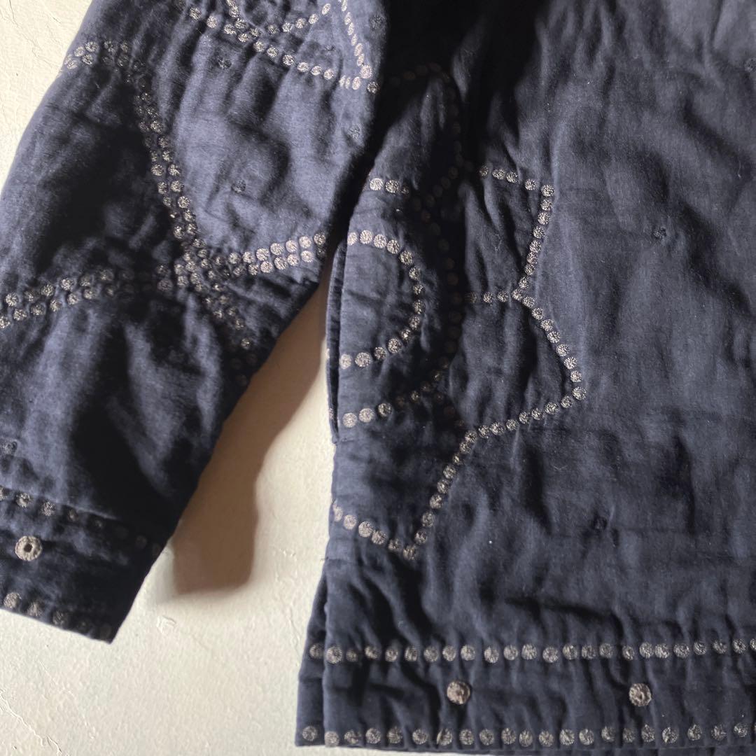 HaaT ISSEY MIYAKE チャイナ 民藝ノーカラージャケット 刺繍