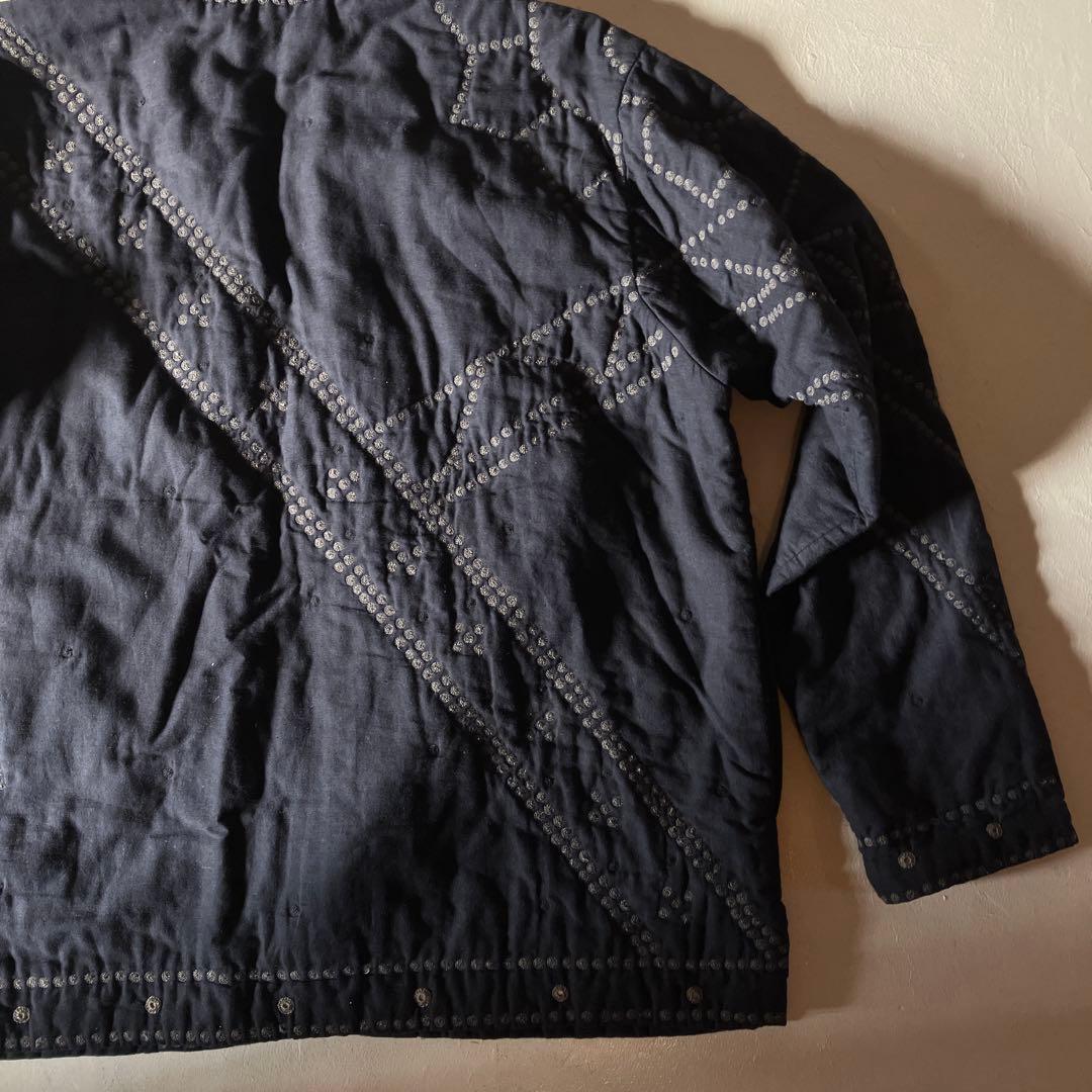 HaaT ISSEY MIYAKE チャイナ 民藝ノーカラージャケット 刺繍