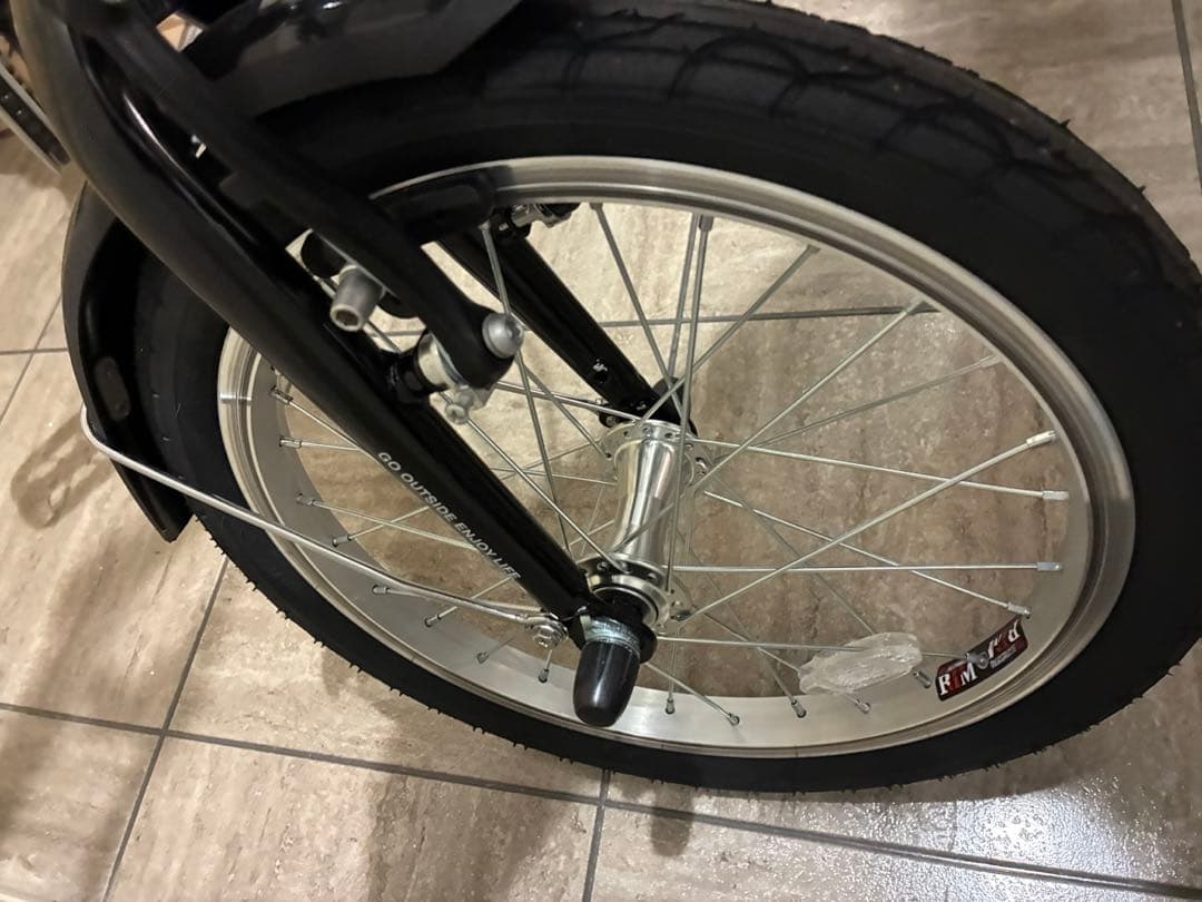 キャプテンスタッグ 折りたたみ自転車 アルミ 6段変速 16インチ