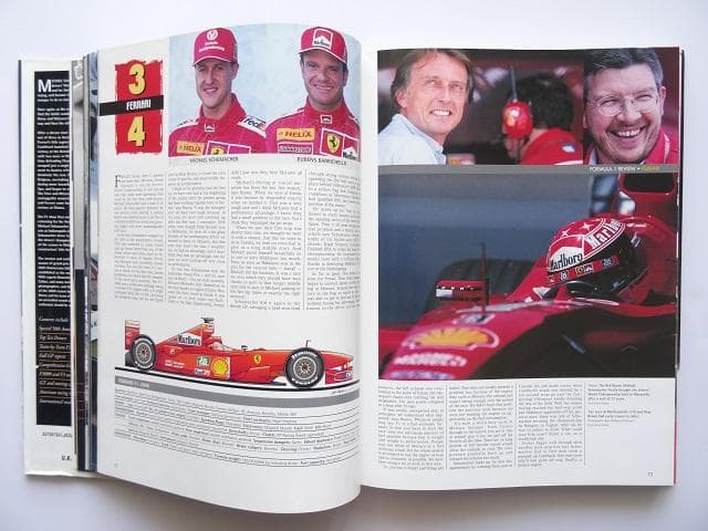 洋書◆F1 2000年シーズン写真集 本 オートコース シューマッハ フェラーリ