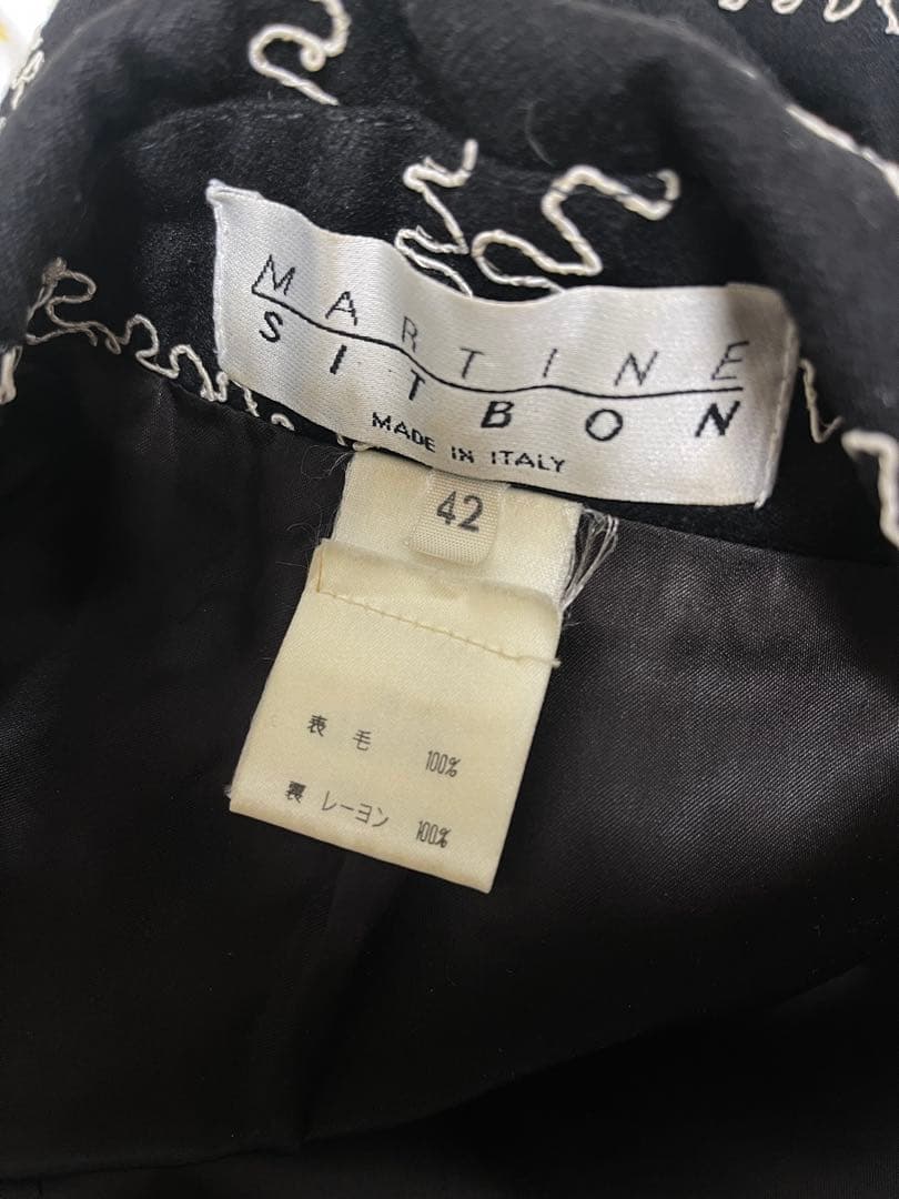 Martine Sitbon イタリア製 刺繍コート