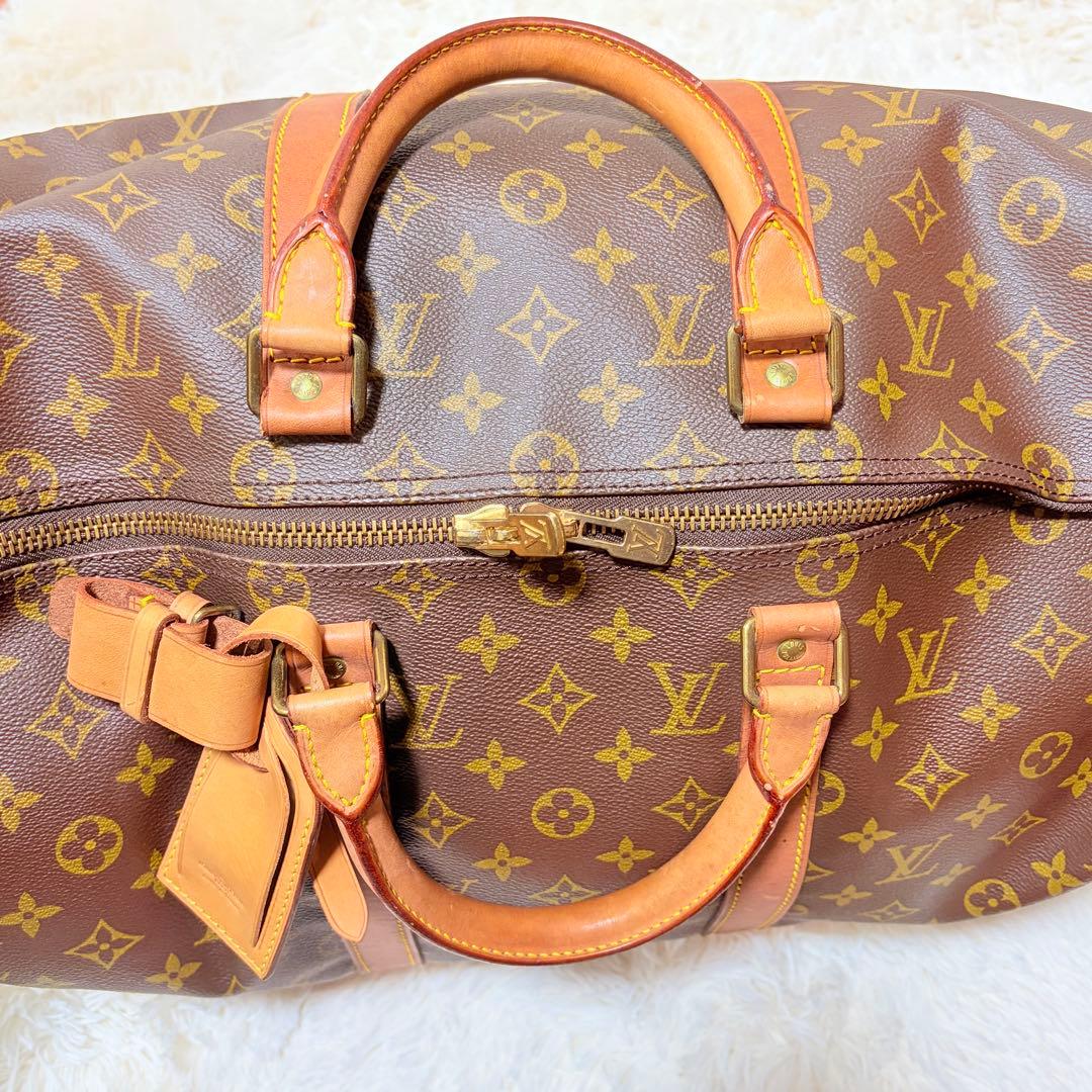 【美品】LOUIS VUITTON ルイヴィトン キーポル50 ボストンバッグ