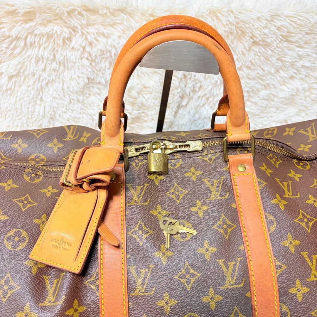 【美品】LOUIS VUITTON ルイヴィトン キーポル50 ボストンバッグ