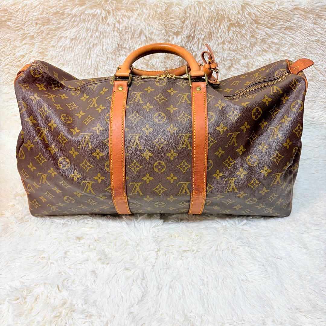 【美品】LOUIS VUITTON ルイヴィトン キーポル50 ボストンバッグ