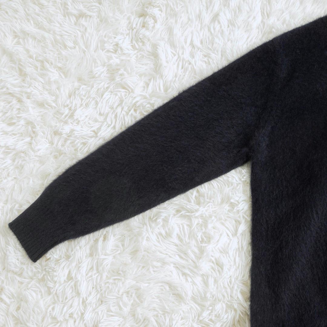 UNITED ARROWS フォックスカシミヤ フリルコンビ カーディガン