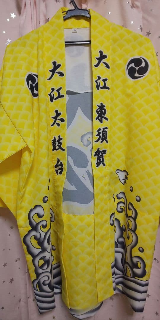 大江太鼓台新調法被とＴシャツ