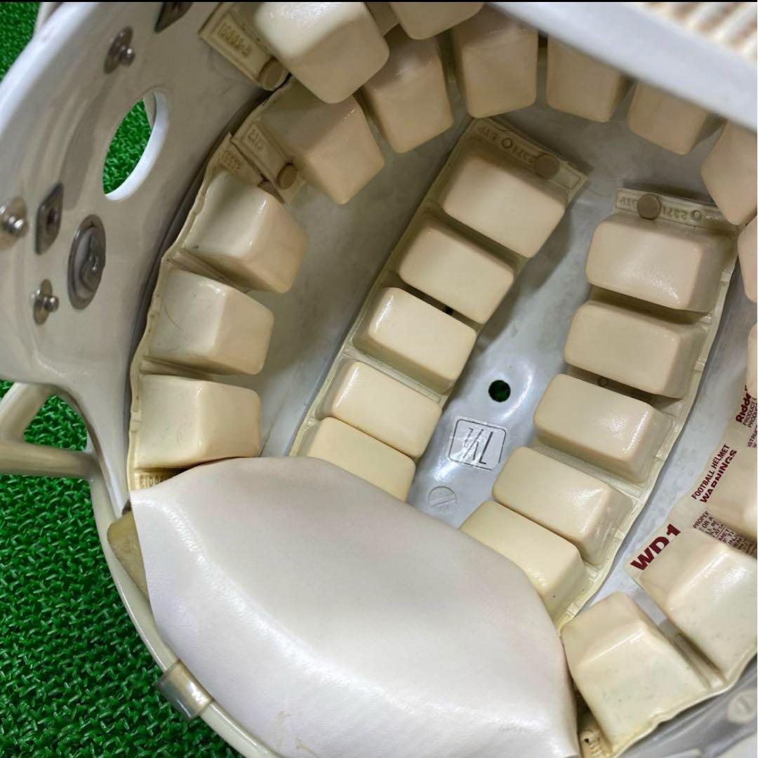 アメフト　ヘルメット Riddell リデル 　ホワイト
