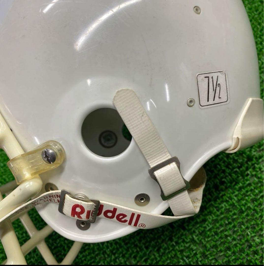 アメフト　ヘルメット Riddell リデル 　ホワイト