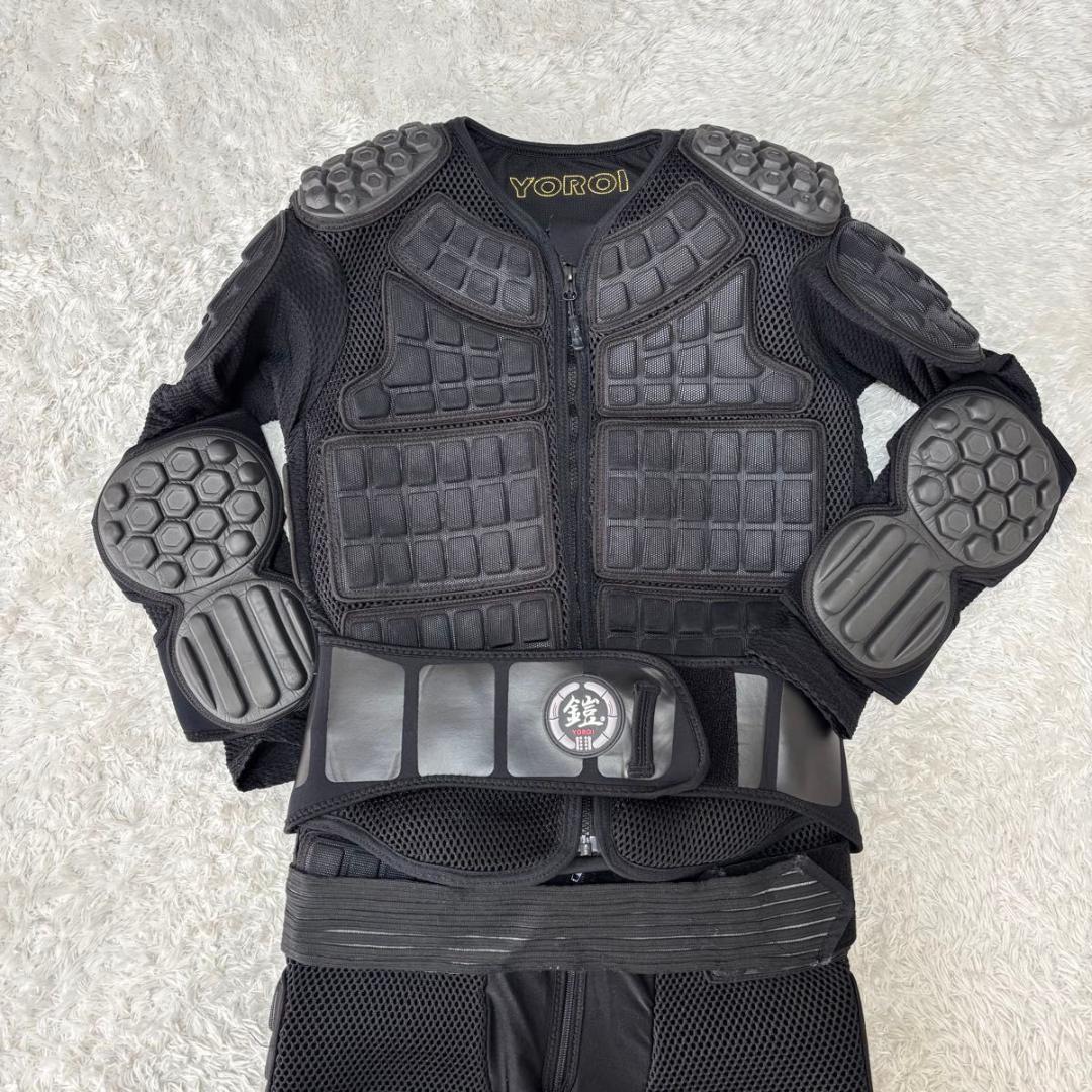 スポーツプロテクター　つなぎ　鎧　yoroi　M　スノーボード ボディ上下セット