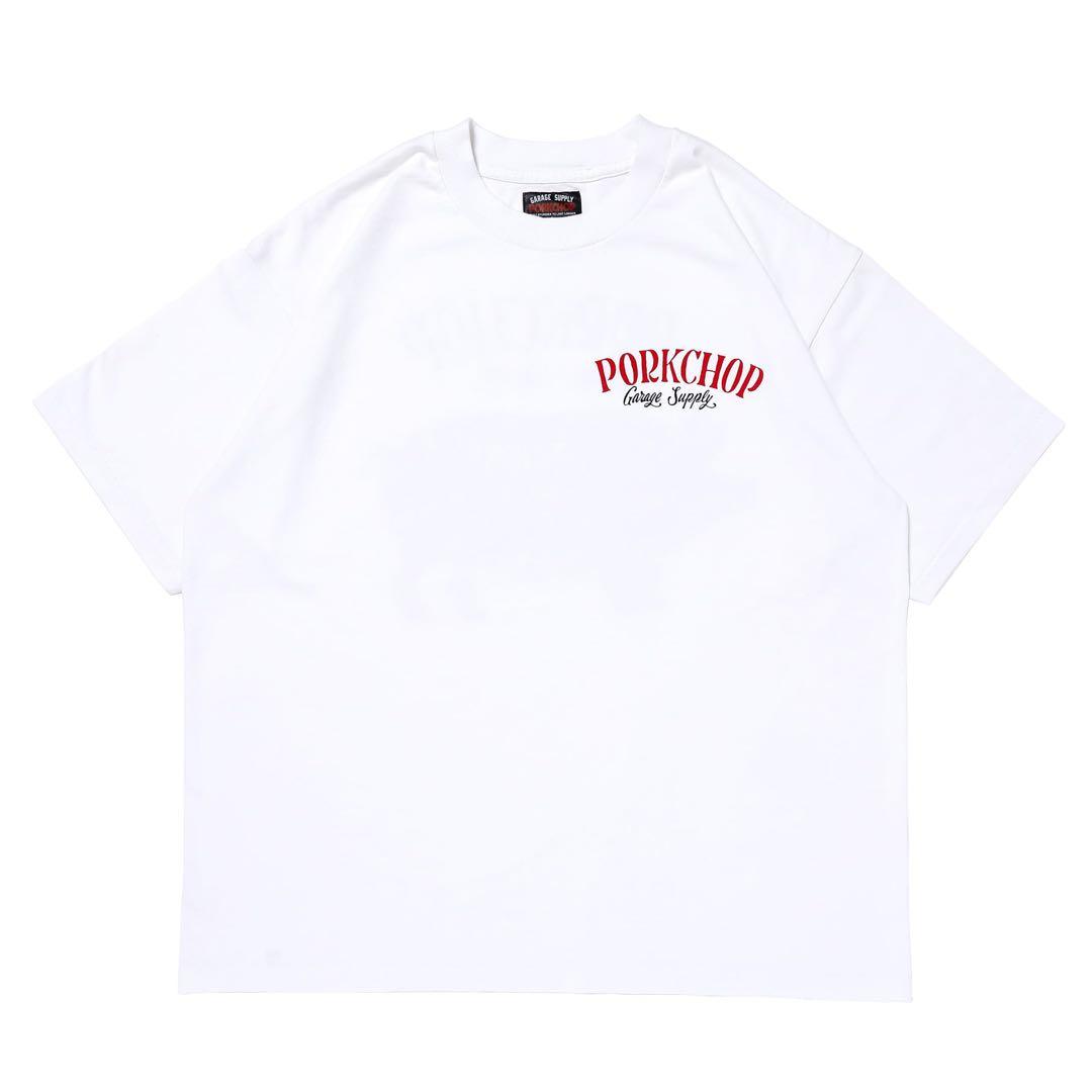 【完売品】 PORKCHOP PORK BACK TEE (White)