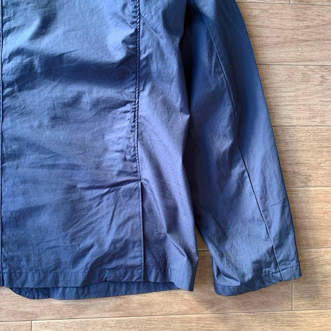 DANTON ダントン 丸襟 コットン シングルジャケット ネイビー 40