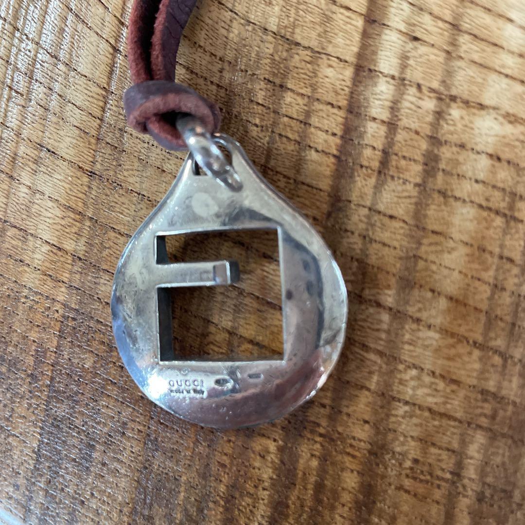 GUCCI ネックレス　オールドグッチ　シルバー　ペンダントトップ