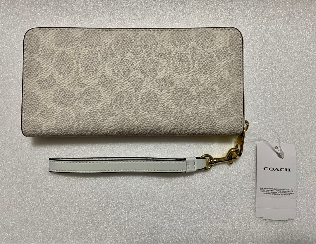【新品未使用】COACH コーチ 長財布　ホワイト　C4452