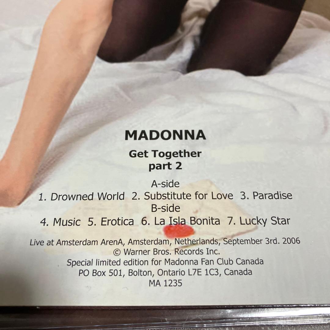 MADONNA マドンナ　カナダ　ファンクラブ限定ピクチャーレコード