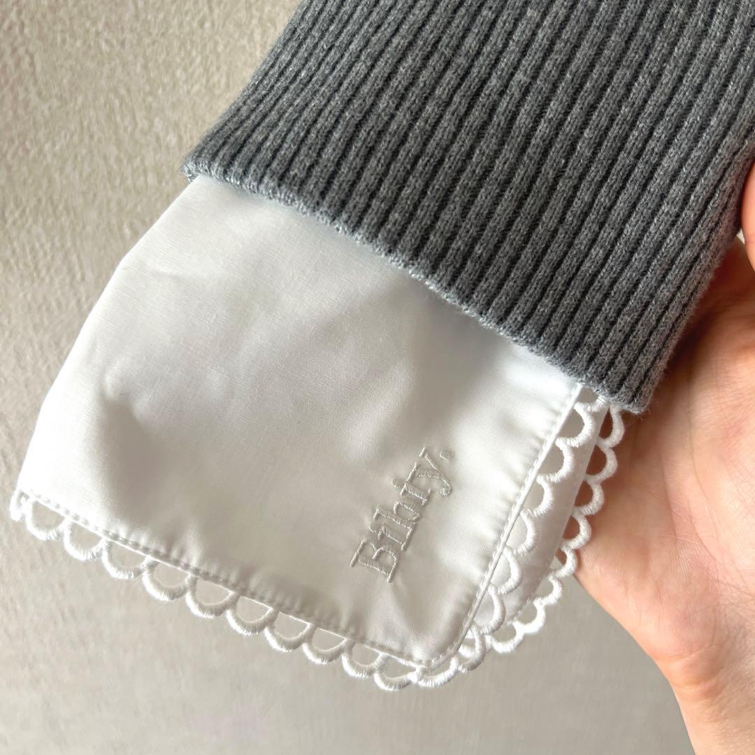 新品Bibiy. PATTY PILGRIM TOP グレー