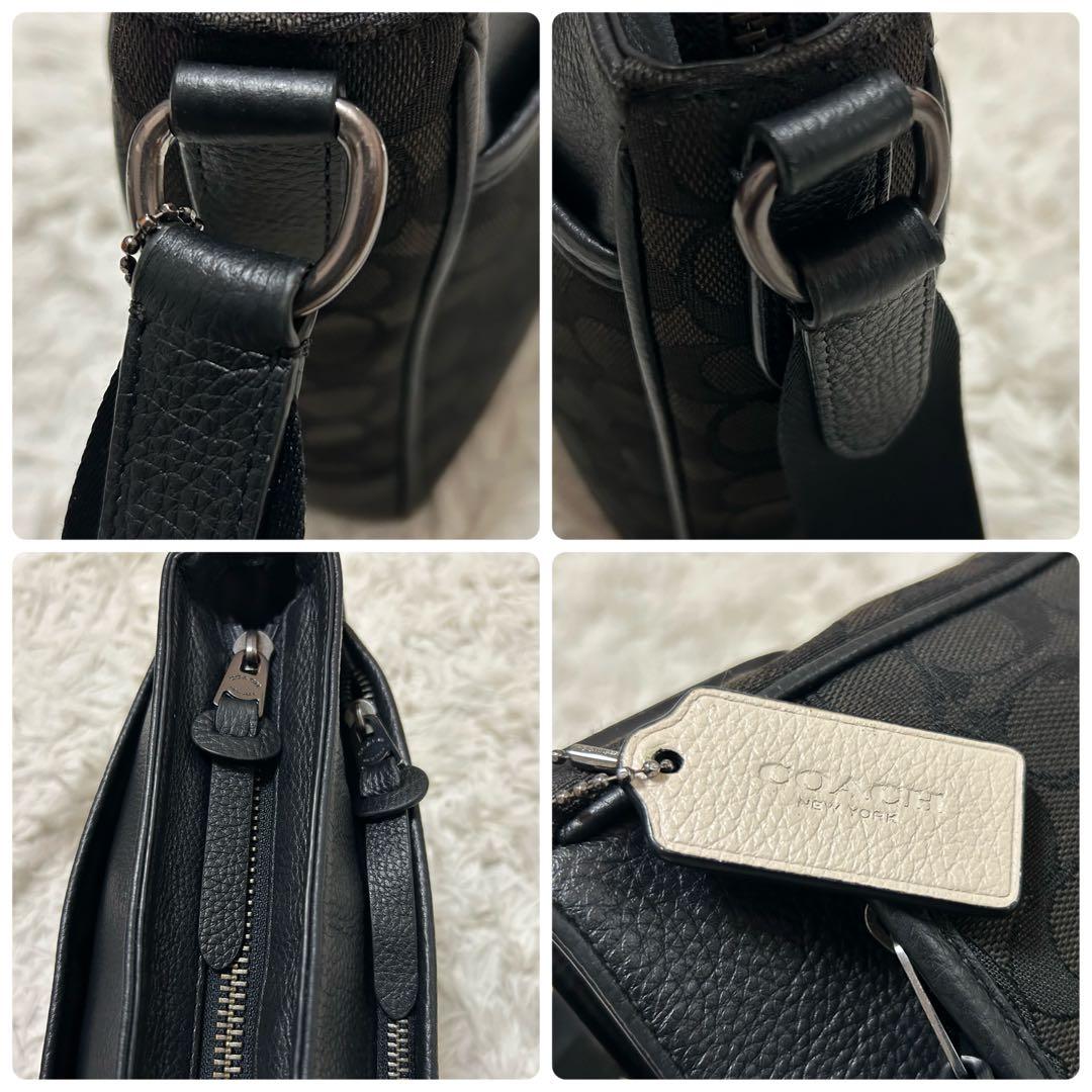 ⭐️未使用級⭐️コーチ スモールメッセンジャーバッグ ショルダー ジャガード レザー